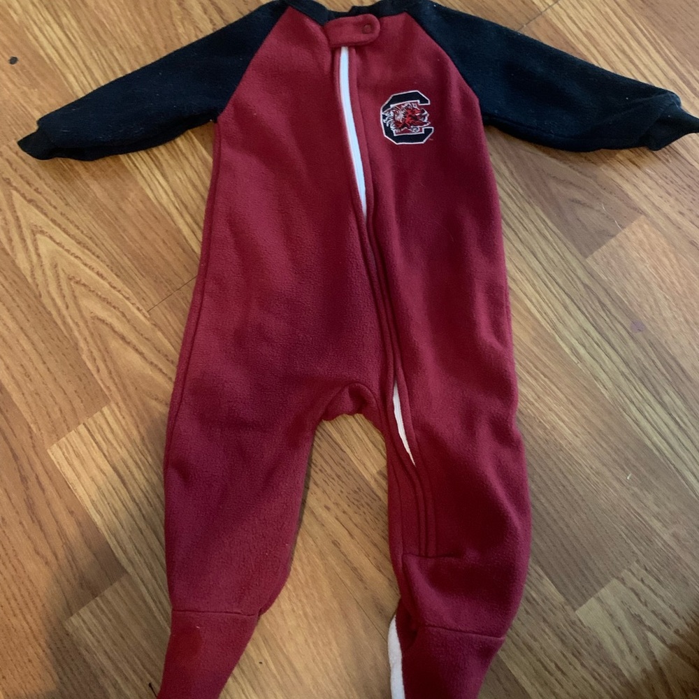 Fleece USC Gamecocks Footie